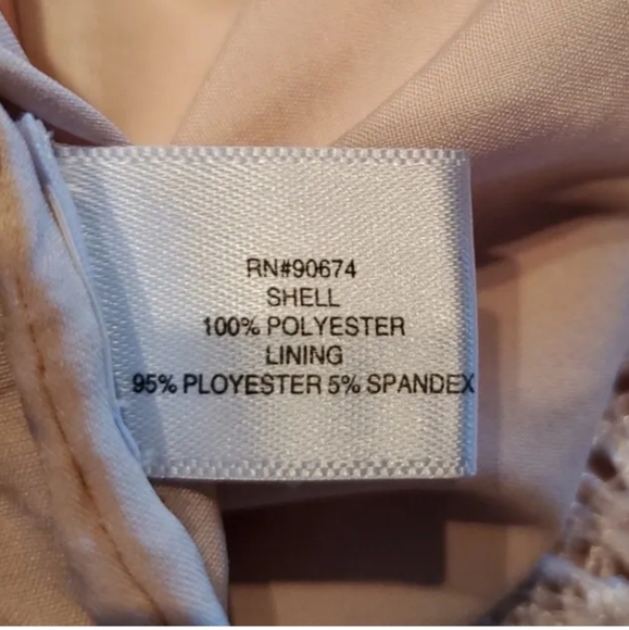 Fairy Princess Guipure lace babydoll Tunic blush Top with Bell Sleeves - Picture 8 of 8